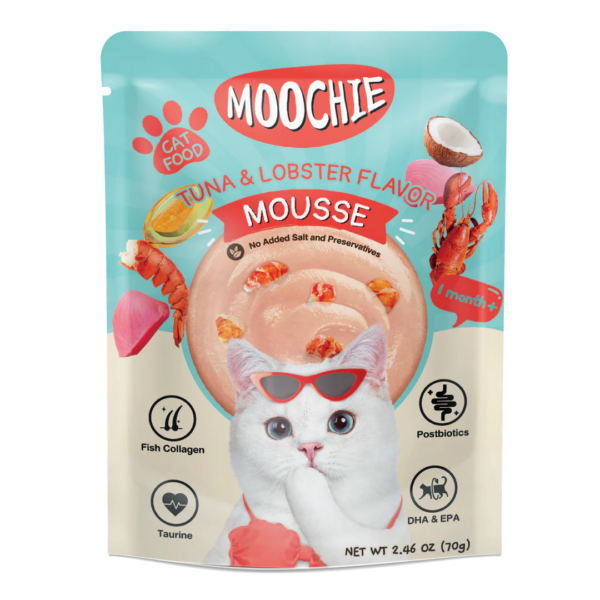 MOOCHIE WET CAT FOOD MOUSSE ( TUNA & LOBSTER FLAVOUR ) 70G MC4