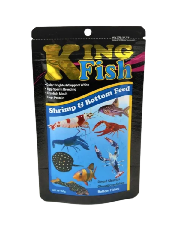 KINGFISH SHRIMP & BOTTOM FEED ( SINKING WAFER) 60G