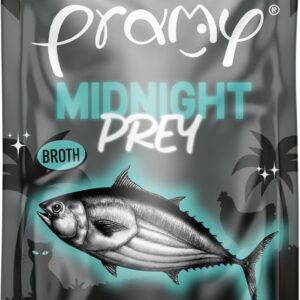 PRAMY MIDNIGHT PREY WET CAT FOOD CHICKEN WITH TUNA IN BROTH 80G MN2