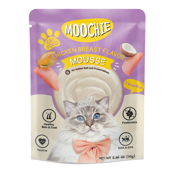MOOCHIE WET CAT FOOD MOUSSE ( CHICKEN BREAST FLAVOUR ) 70G MC3