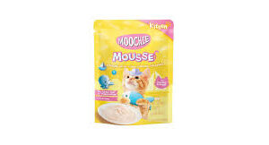 MOOCHIE WET CAT FOOD MOUSSE ( MOUSSE WITH TUNA TOPPING CALAMARI ) RM9