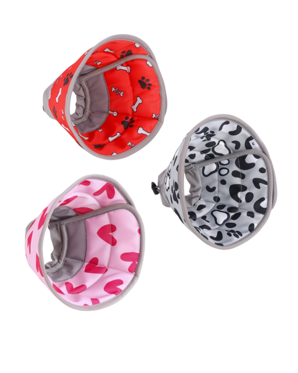 CARTOON PRINTED ELIZABETH COLLAR FOR PETS - L