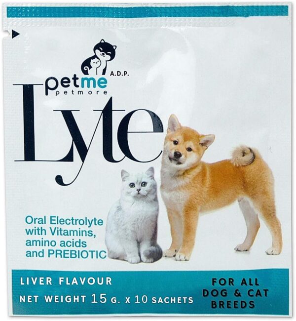PETME LYTE ORAL ELECTROLYTES WITH VITAMINS AND PROBIOTICS