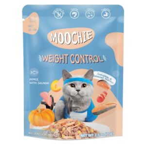 MOOCHIE WET CAT FOOD WEIGHT CONTROL ( MINCE WITH SALMON ) 70G CC5