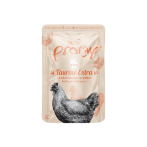 PRAMY CARNIVORE KITTEN WET CAT FOOD CHICKEN MOUSSE WITH COLOSTRUM 70G CV10