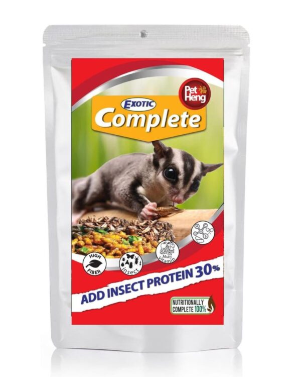 PET HENG EXOTIC COMPLETE  SUGAR GLIDER FOOD