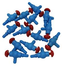 AQUARIUM HOSE CONNECTOR ( BLUE SCREW VALVE )