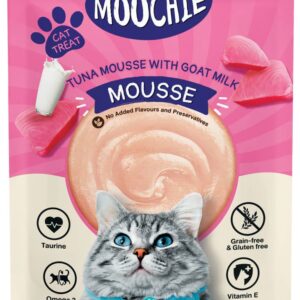 MOOCHIE WET CAT FOOD MOUSSE ( TUNA MOUSSE WITH GOAT MILK ) 70G MC2