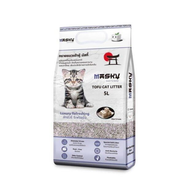 MASKY TOFU CAT LITTER 5L ( REST RELAXING )