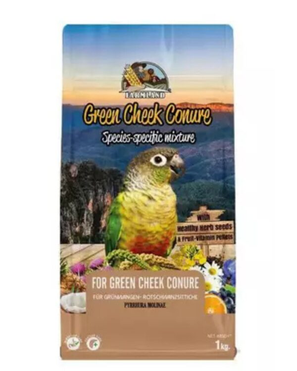 GREEN CHEEK CONURE MIX 1KG