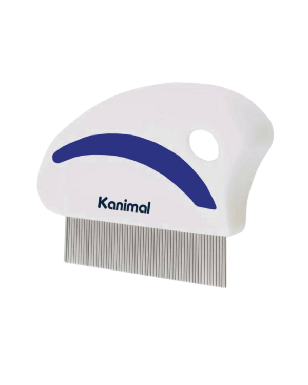 KANIMAL ROUND FLEA COMB 8.5X5.8CM