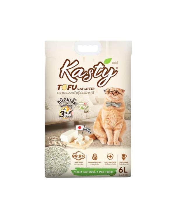 KASTY FLAKES TOFU CAT LITTER 6L MATCHA SCENT