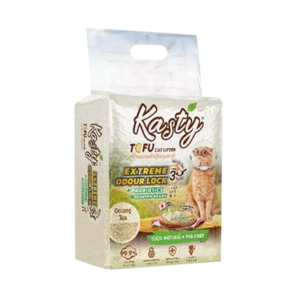 KASTY EXTREME ODOUR LOCK TOFU LITTER 12L JASMINE WHITE TEA